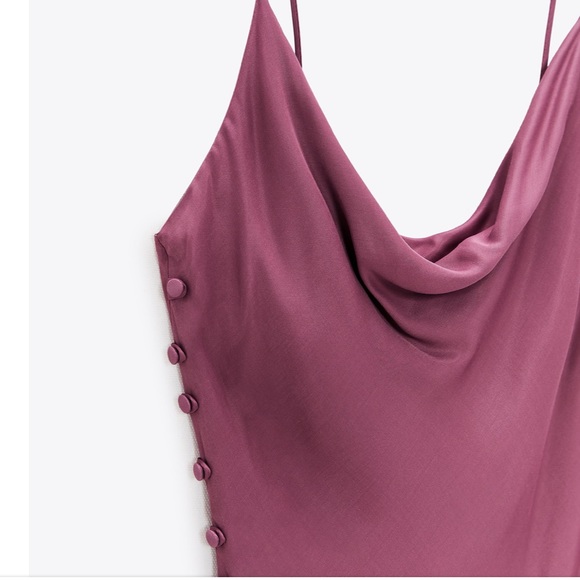 anthropologie black slip dress